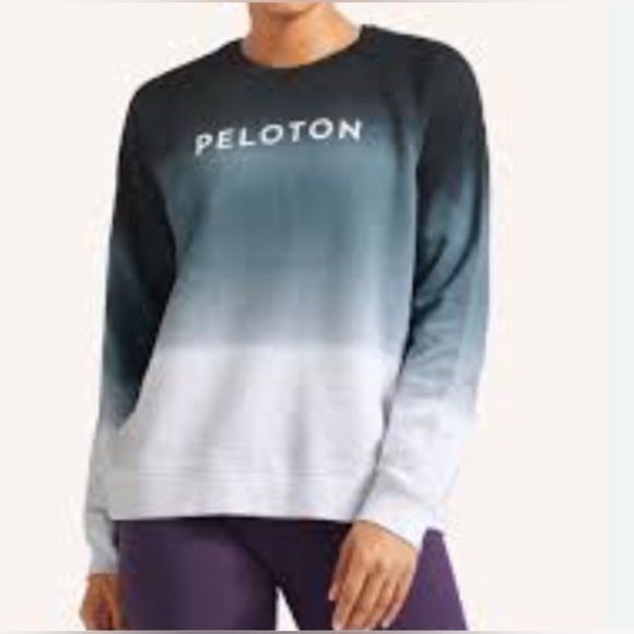 PELOTON Ombre Classic Crewneck Sweatshirt Size L - Picture 2 of 11
